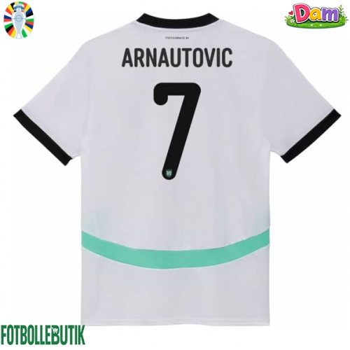 Österrike Marko Arnautovic #7 Bortatröja Kvinnor EM 2024 Kortärmad